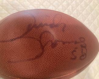 Signature on football