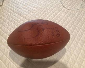 signed Derrick Thomas 58 football