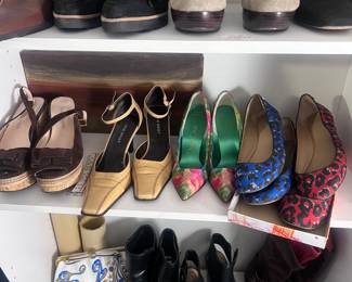 Vintage and newer shoes