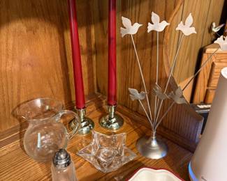 Items in china cabinet