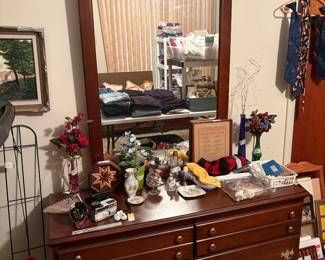 Bedroom - Dresser with mirror and Miscellaneous 