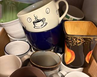 Kitchen - cups galore - all sizes