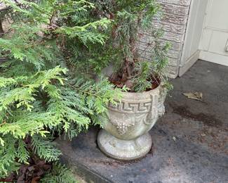 Outside front door - Matching Urn