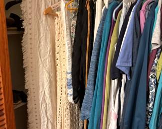 Bedroom - Ladies clothing and bedspreads