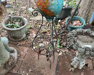 Outside area with plants and more