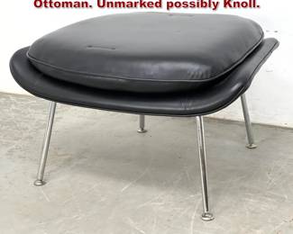 Lot 643 Eero Saarinen Style Womb Chair Ottoman. Unmarked possibly Knoll. 