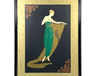 Lot 903 Erte serigraph Print. Unsigned. 