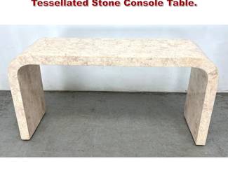 Lot 1028 Waterfall Maitland Smith Tessellated Stone Console Table. 