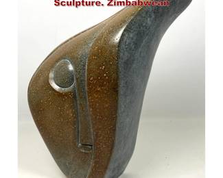 Lot 851 Richard Mteki Carved Stone Sculpture. Zimbabwean 