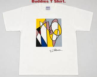 Lot 689 Roy Lichtenstein signed Best Buddies T Shirt. 