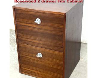 Lot 861 Danish Modern Finn Juhl Modular Rosewood 2 drawer File Cabinet