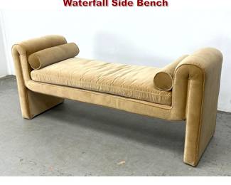 Lot 973 Large Four Hands Modernist Waterfall Side Bench 