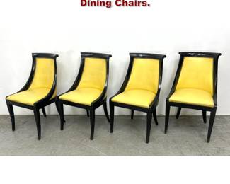 Lot 931 Set 4 Neoclassical or Empire style Dining Chairs. 