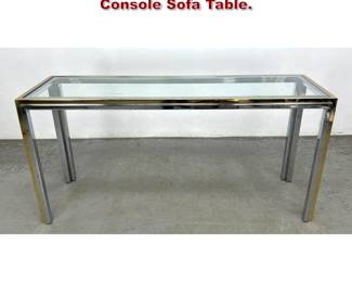 Lot 829 Romeo Rega Attributed 2 Tone Console Sofa Table. 