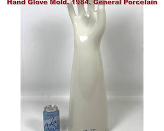 Lot 881 Extra Large 22 inch Treton Pottery Hand Glove Mold. 1984. General Porcelain 