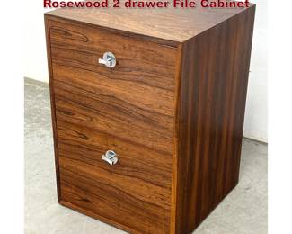 Lot 859 Danish Modern Finn Juhl Modular Rosewood 2 drawer File Cabinet