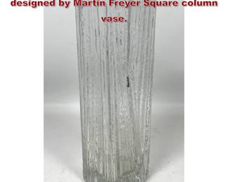 Lot 794 Rosenthal Studio Line Studiolinie, designed by Martin Freyer Square column vase. 