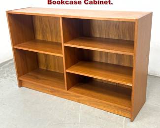 Lot 994 Open Profile Teak Bookcase Cabinet. 