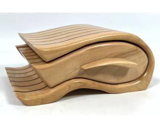 Lot 609 Studio woodworker Dresser Box. 