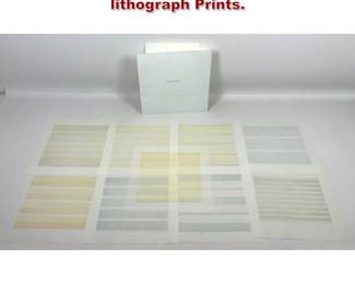 Lot 751 10pc Agnes Martin vellum offset lithograph Prints. 