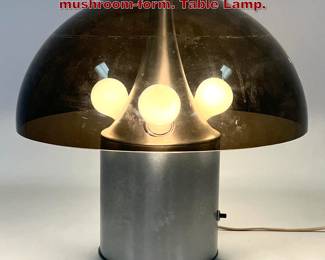 Lot 839 Mid Century Modern Space Age mushroomform. Table Lamp. 