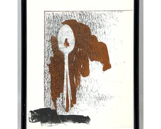 Lot 754 Jasper Johns Lithograph print.