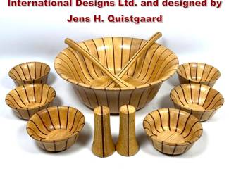Lot 1063 Dansk Salad Set. Dansk International Designs Ltd. and designed by Jens H. Quistgaard