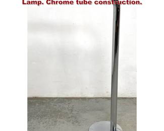 Lot 698 Vintage Robert Sonneman Floor Lamp. Chrome tube construction.