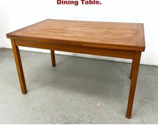 Lot 935 Danish Modern Teak Refractory Dining Table. 