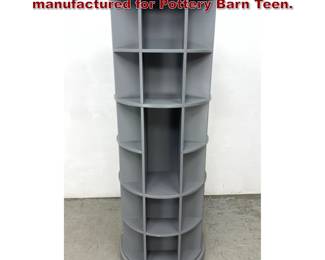 Lot 763 Contemporary revolving bookcase manufactured for Pottery Barn Teen. 