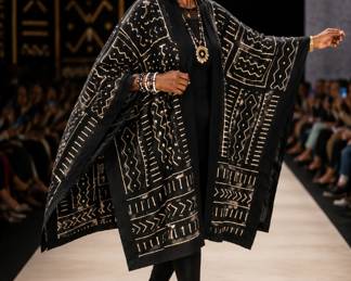 Mud Cloth Cape bid #78