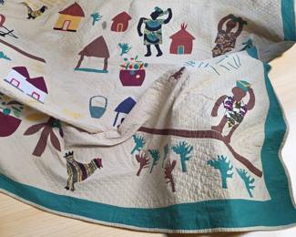 Hand-Stitched Village Quilt from Liberia bid #18