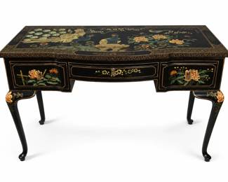 Hand-Painted Chinoiserie Writing Desk bid #21