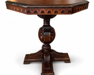 English Oak Lamp Table bid #30