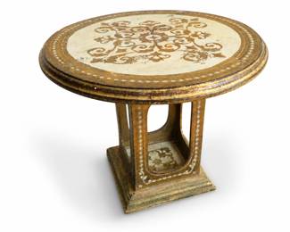 Vintage Egyptian Side Table bid #81