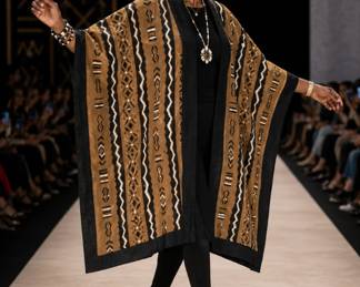 Mud Cloth Cape bid #80
