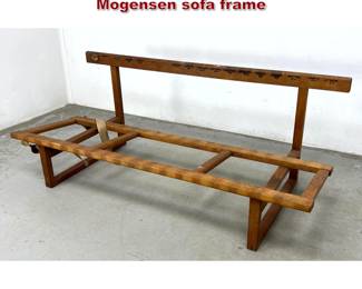 Lot 1400 Vintage Mid Century Modern Borge Mogensen sofa frame