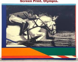 Lot 1439 Klaus Heider Pansa Kollertion Screen Print. Olympia. 