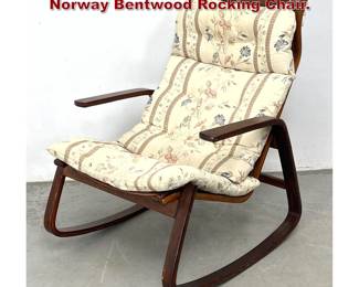 Lot 1347 Ingmar Relling for Westnofa of Norway Bentwood Rocking Chair. 