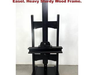 Lot 1289 Adjustable Free Standing Artist s Easel. Heavy Sturdy Wood Frame. 