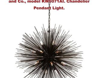 Lot 1299 Kelly Wearstler for Visual Comfort and Co., model KW5071AI. Chandelier Pendant Light. 