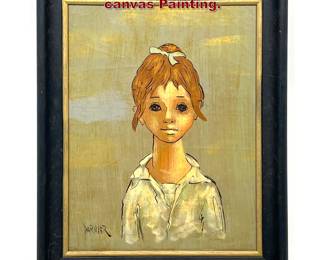 Lot 1231 Charles Darnier oil on canvas Painting. 