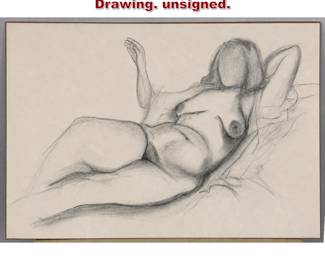 Lot 1462 Norman Rubington Nude Study Drawing. unsigned. 
