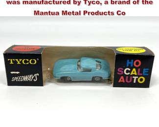 Lot 1596 Vintage HO scale electric slot car was manufactured by Tyco, a brand of the Mantua Metal Products Co