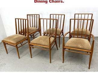 Lot 1340 Set 6 Robsjohn Gibbings Attributed Dining Chairs. 