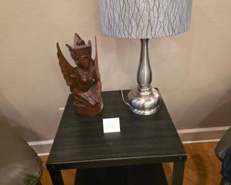 Table, lamp & miscellaneous 