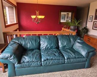 Teal Sofa