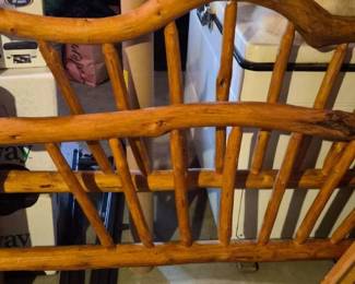 Log Bed Frame