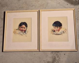 Henne Portrait Pair