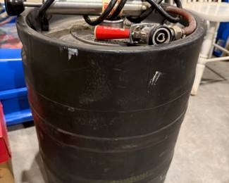 Empty Miller 15.5 Gallon Beer Keg w/ Tap Pump